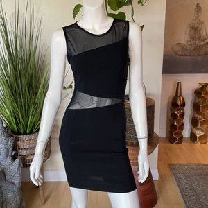 NWOT MISS SELFRIDGE Block Mesh Mini Bodycon Dress Sexy Las Vegas Miami